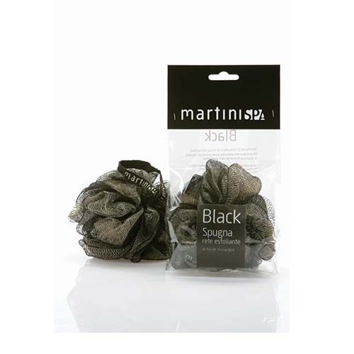 Мочалка-сеточка Martini Spa чёрная